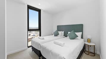 Two Bedroom Two Bathroom Apartment | Laptop workspace, soundproofing, iron/ironing board, free WiFi