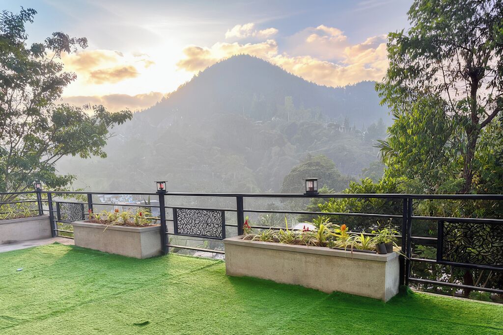 Dobbeltrom, fjellutsikt | Overnattingsstedets uteområder