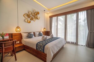 Villa familiar, 2 habitaciones, piscina privada | Escritorio, espacio para trabajar con un portátil, wifi gratis