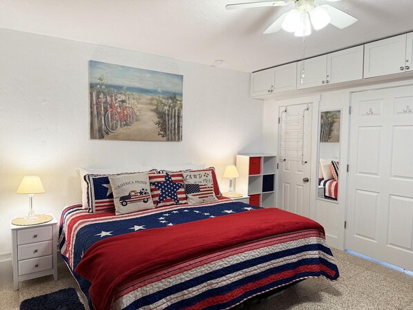 Iron/ironing board, WiFi, bed sheets