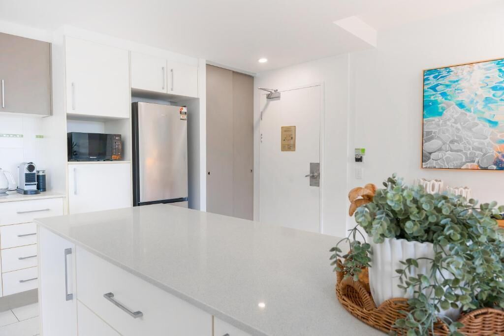 Departamento Deluxe, balcón, vista al mar | Interior