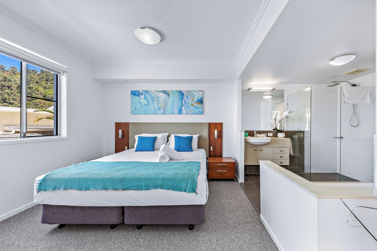 Departamento Deluxe, balcón, vista al mar | Insonorización, tabla de planchar con plancha y wifi gratis 