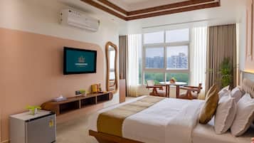 Ropa de cama de alta calidad y cortinas blackout