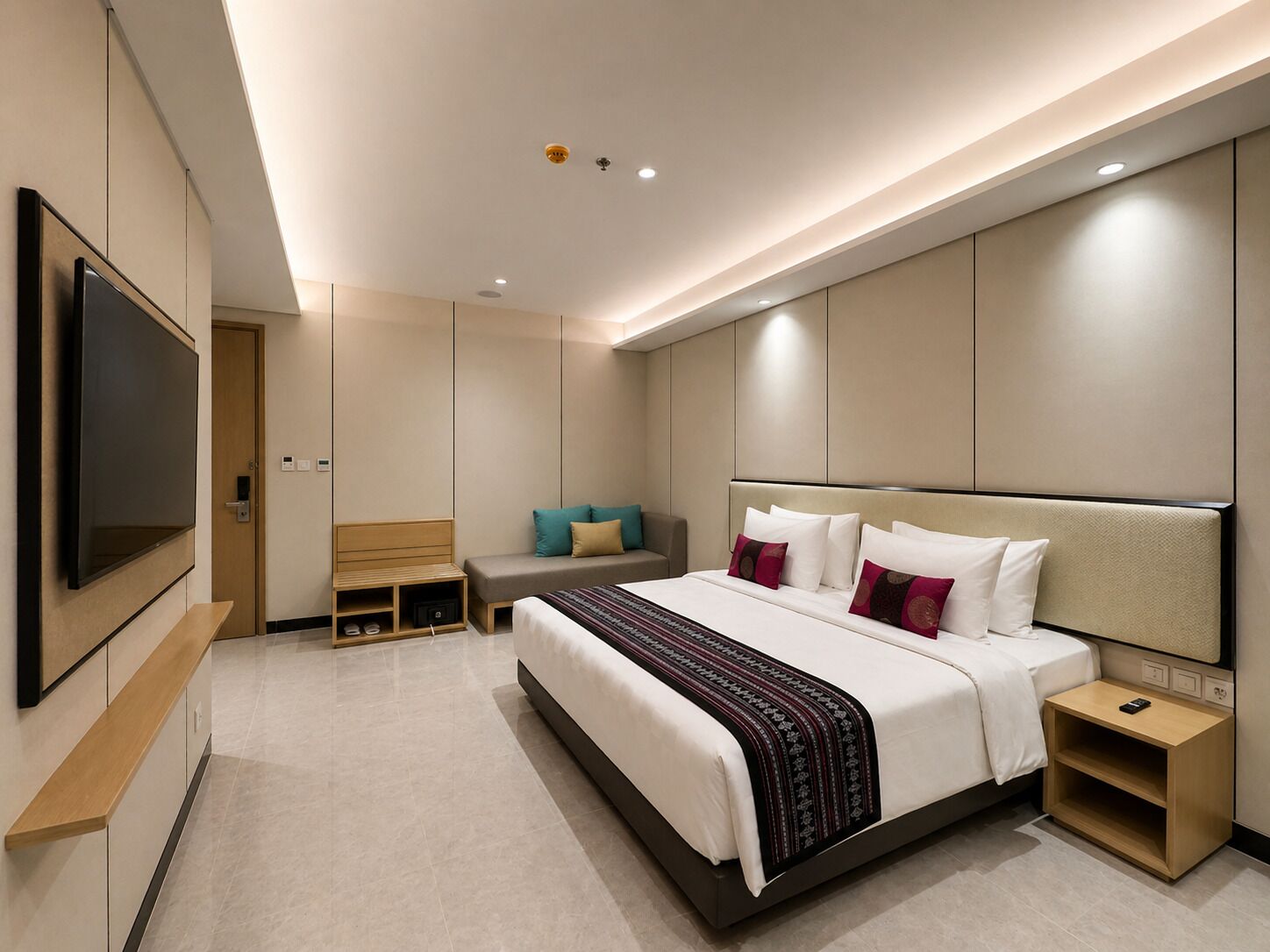 Minibar, in-room safe, laptop workspace, blackout curtains