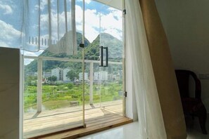 Blick von der Unterkunft