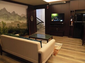 28-inch LED TV with cable channels - Hotel Bangladesh China Club (Dhaka)