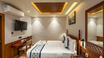 Deluxe tweepersoonskamer | Een strijkplank/strijkijzer, gratis wifi