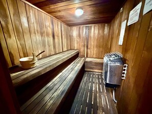 Sauna - Beach Days & Resort Ways — Luxe Coastal Retreat (Cocoa Beach)