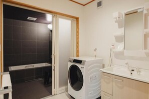 Free toiletries, hair dryer, slippers, towels