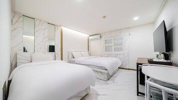 Free WiFi, bed sheets