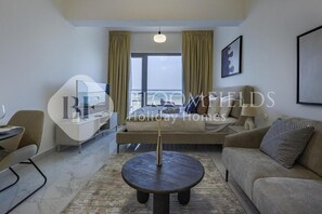 Apartment, Balcony, Garden View | Living area - Bloomfileds Fabiouluxe Stu In Oasis (Abu Dhabi)