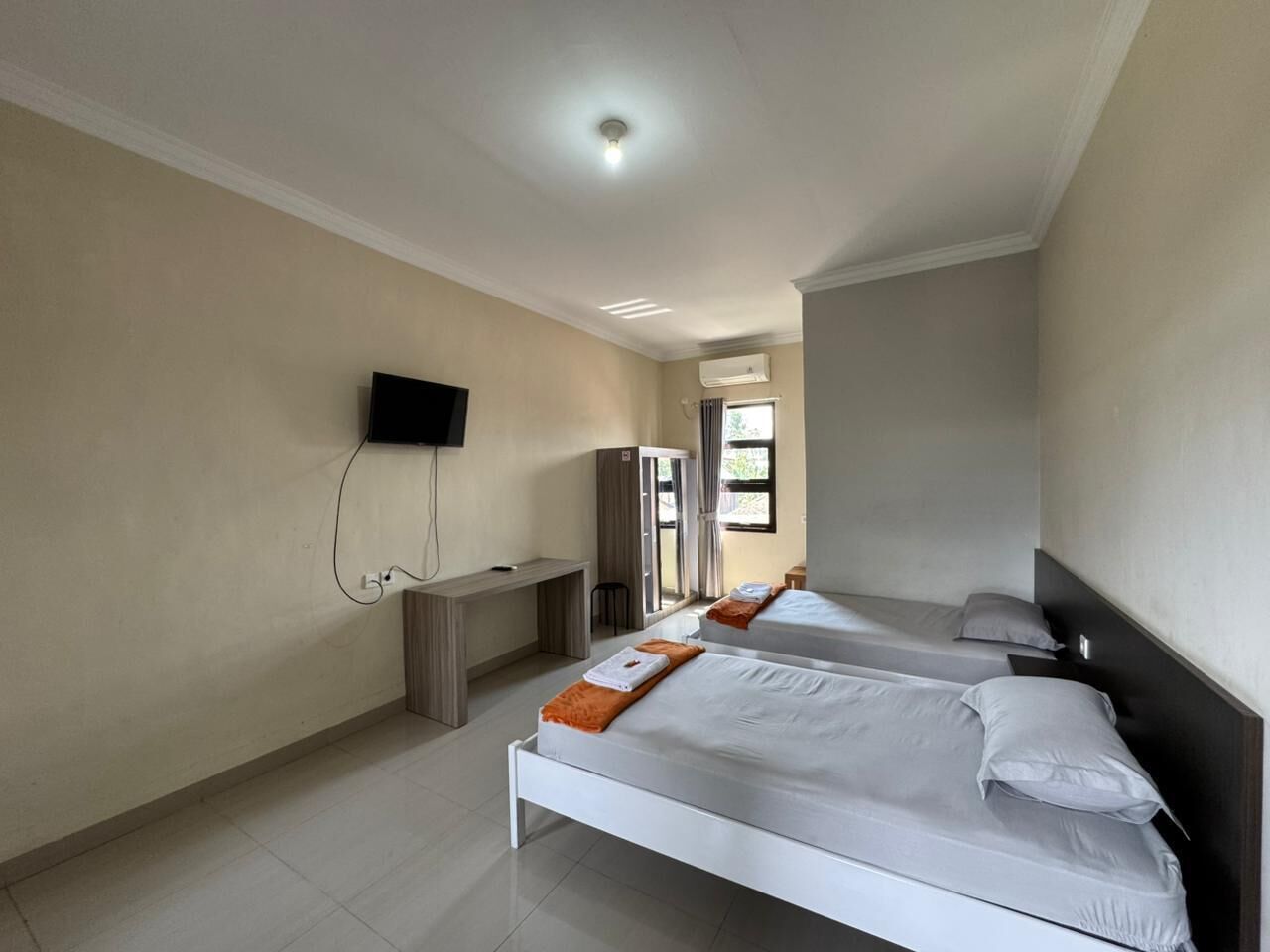 Habitación estándar con 2 camas individuales, vista al jardín | Wifi gratis 