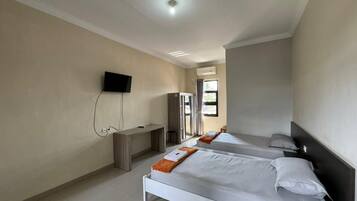 Habitación estándar con 2 camas individuales, vista al jardín | Wifi gratis