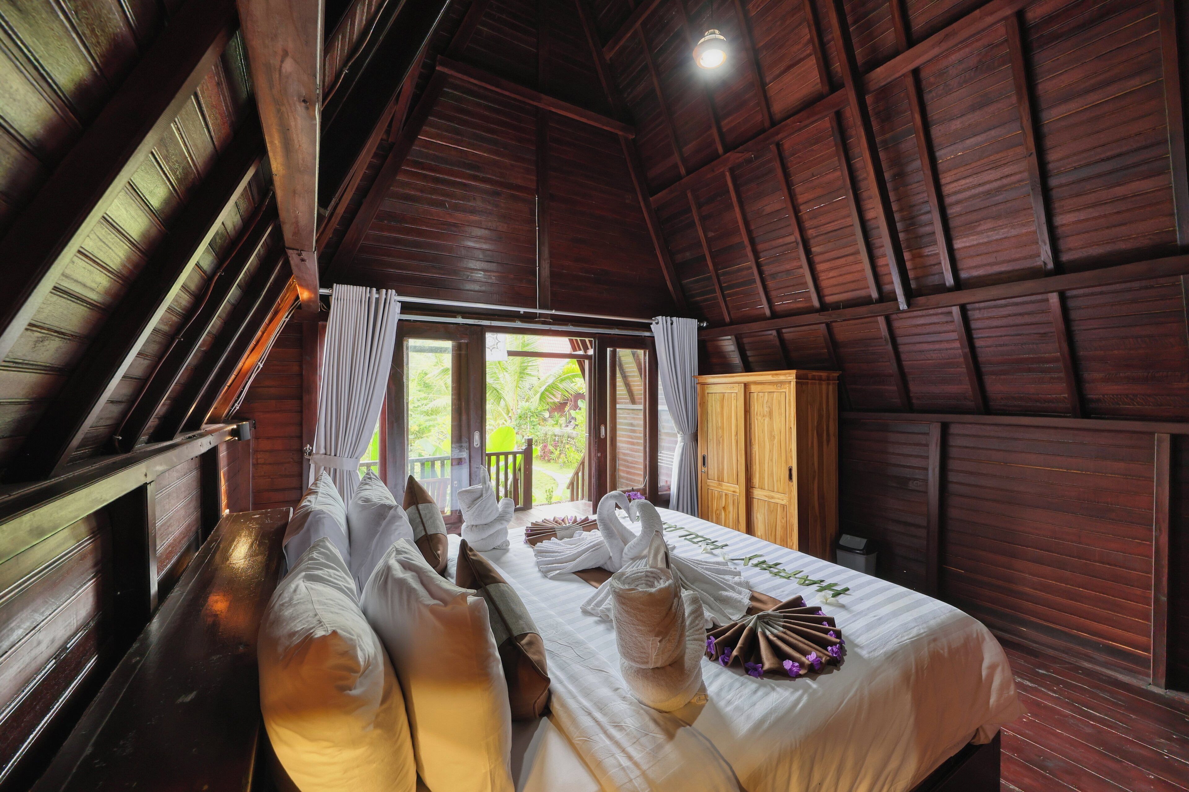 Kamar Double, balkon, pemandangan halaman | Pemandangan dari kamar
