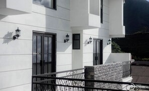 Fassade der Unterkunft