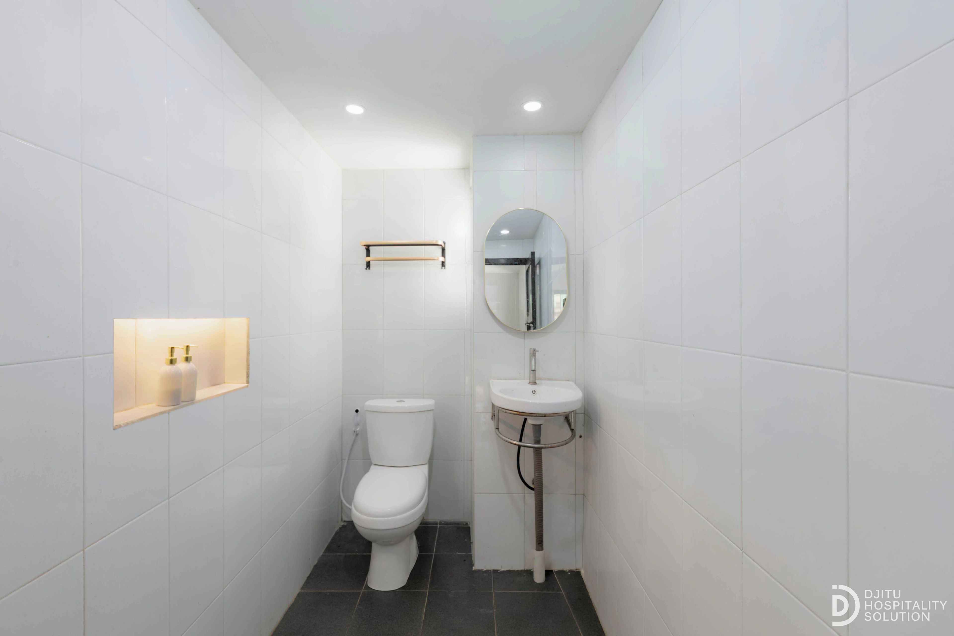 Baita Comfort, balcone, vista montagna | Bagno