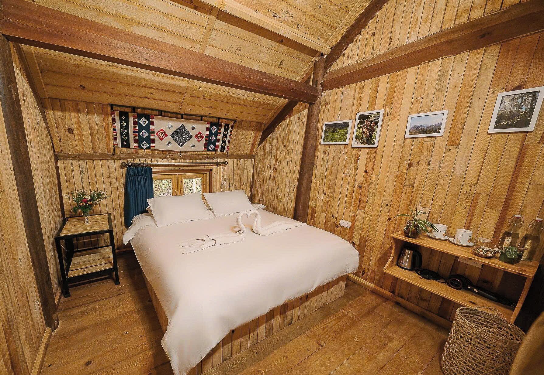 Tweepersoonskamer, uitzicht op tuin | Gratis wifi, beddengoed