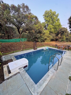 Outdoor pool - 4BHK Pool Villa In Alibaug- Anushashi's Villa (Alibag)