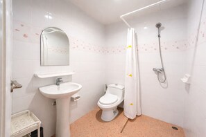 Towels, soap, toilet paper