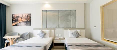 Deluxe Double or Twin Room, Balcony, Garden View | In-room safe, free WiFi