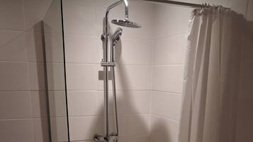 Hair dryer, soap, toilet paper