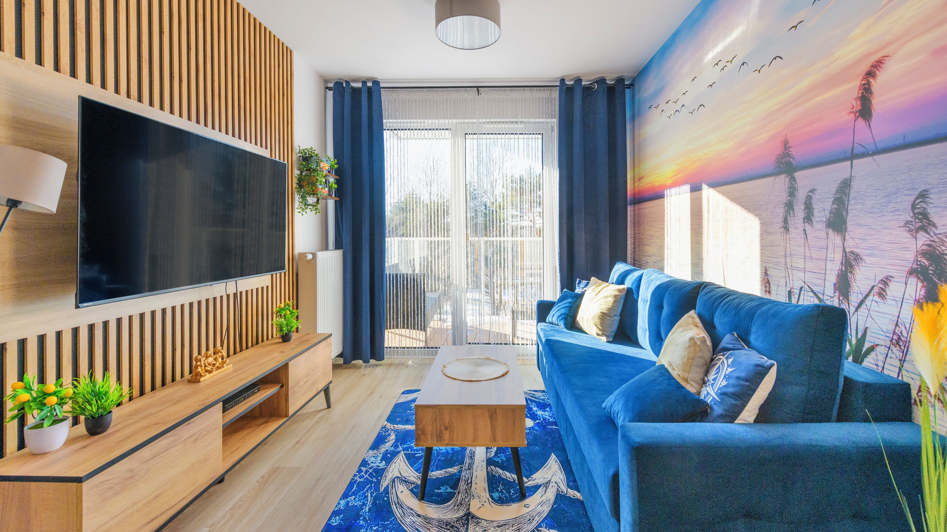 Apartament (208) | Wohnbereich | Flachbildfernseher