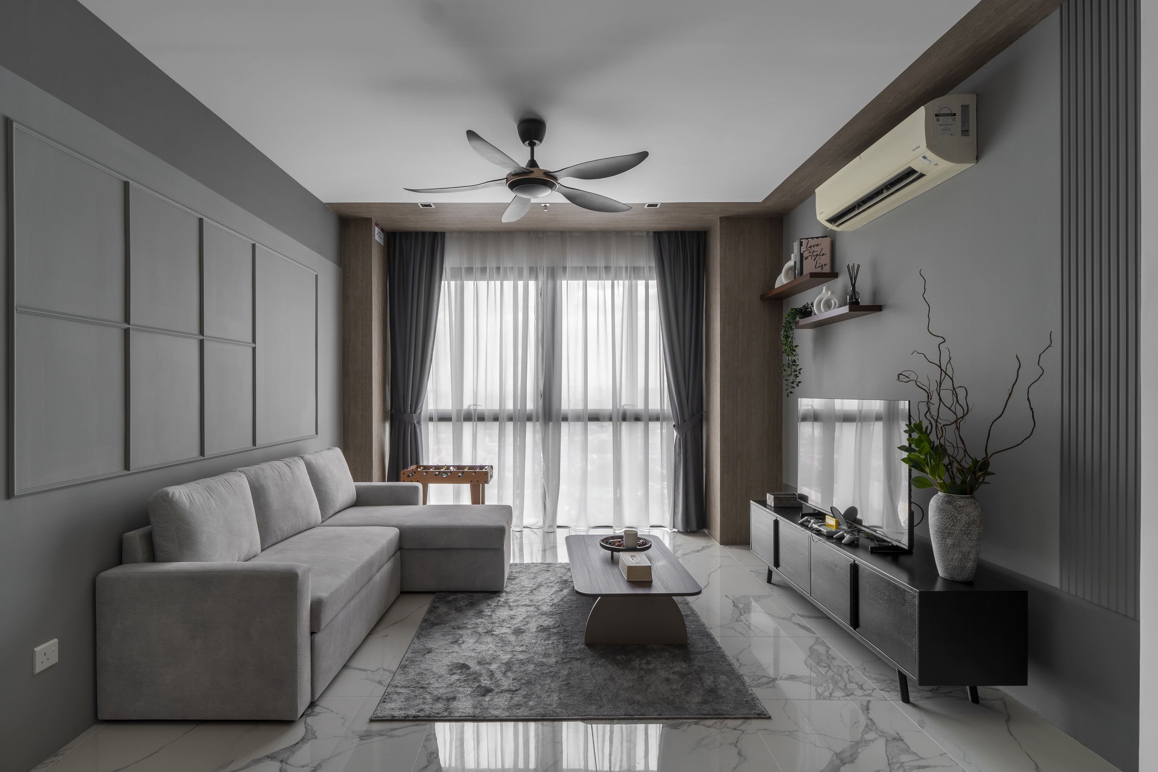 Deluxe-Apartment, Stadtblick | Wohnbereich