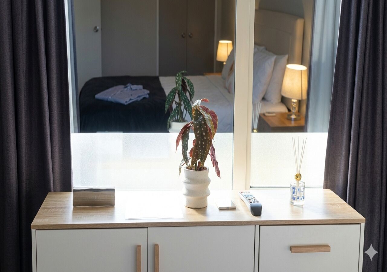 2 間睡房、熨斗/熨衫板、Wi-Fi、床單