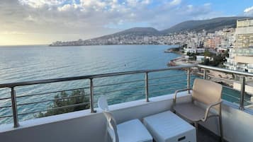 Suite, balcone, vista mare | Balcone