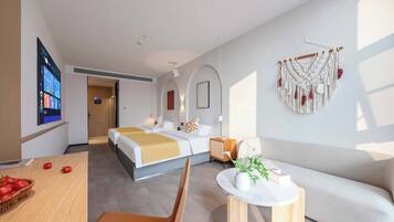 Blackout drapes, soundproofing, iron/ironing board, free WiFi