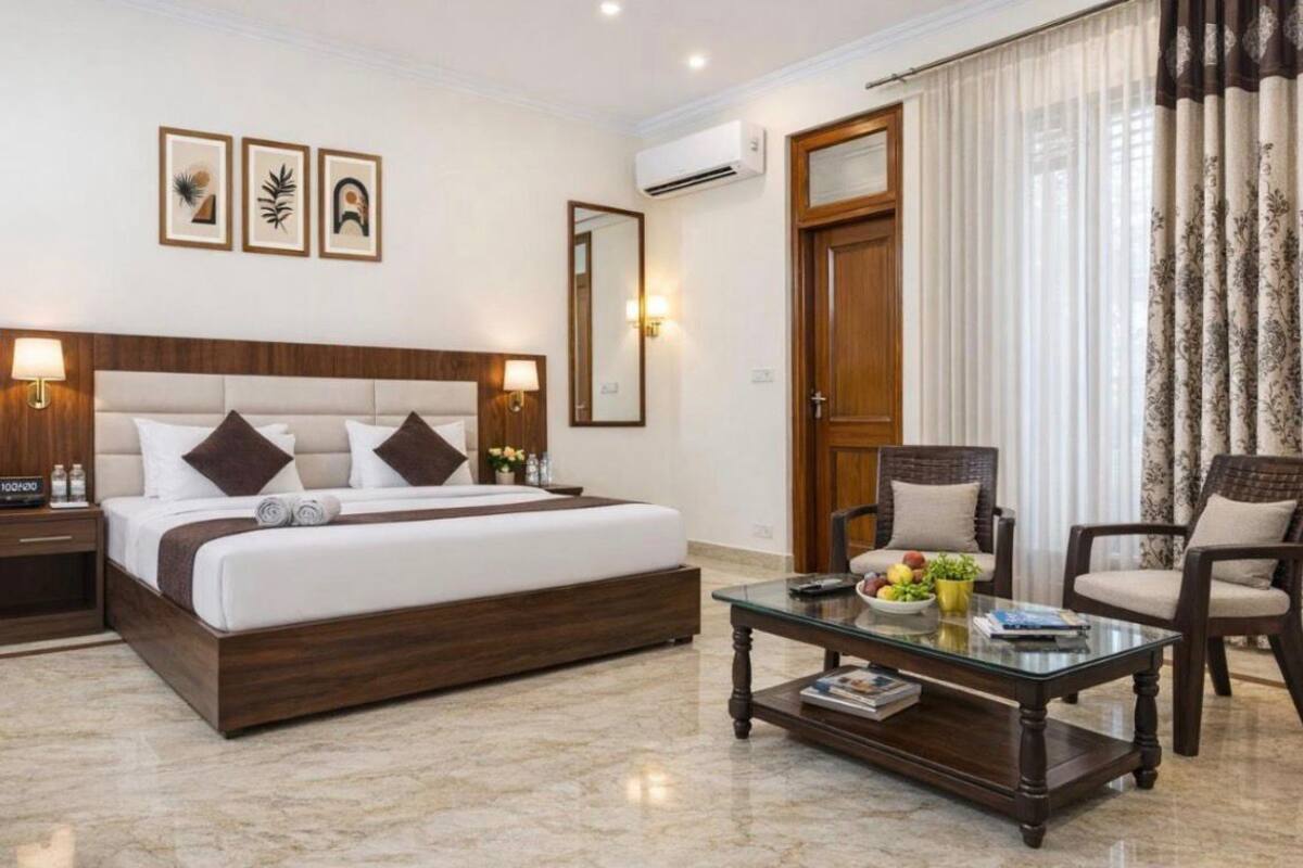 Deluxe Double Room | Meja, ruang kerja komputer riba, kalis bunyi, Wi-fi percuma 