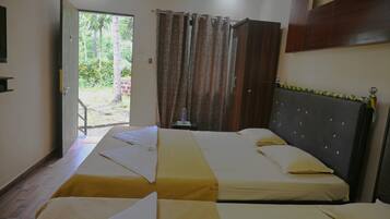 Family Single Room, Garden View | Blackout drapes, free WiFi
