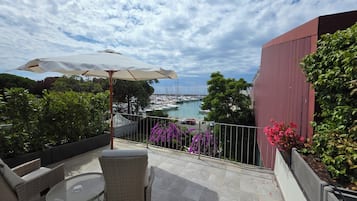 Deluxe-Doppelzimmer, Meerblick | Ausblick vom Zimmer