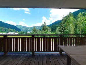 Terrace/patio - LODGES DE CELESTIN LTB103 NATURE & CALM 4 Pers. (Châtel)