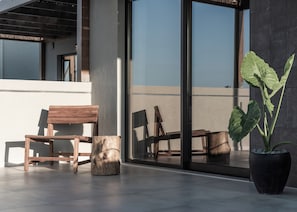 Balcony - Aku Suites with private pools (Malia)