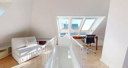 Exclusive 94 m² villa apartment with sea views and the forest Dyrehaven