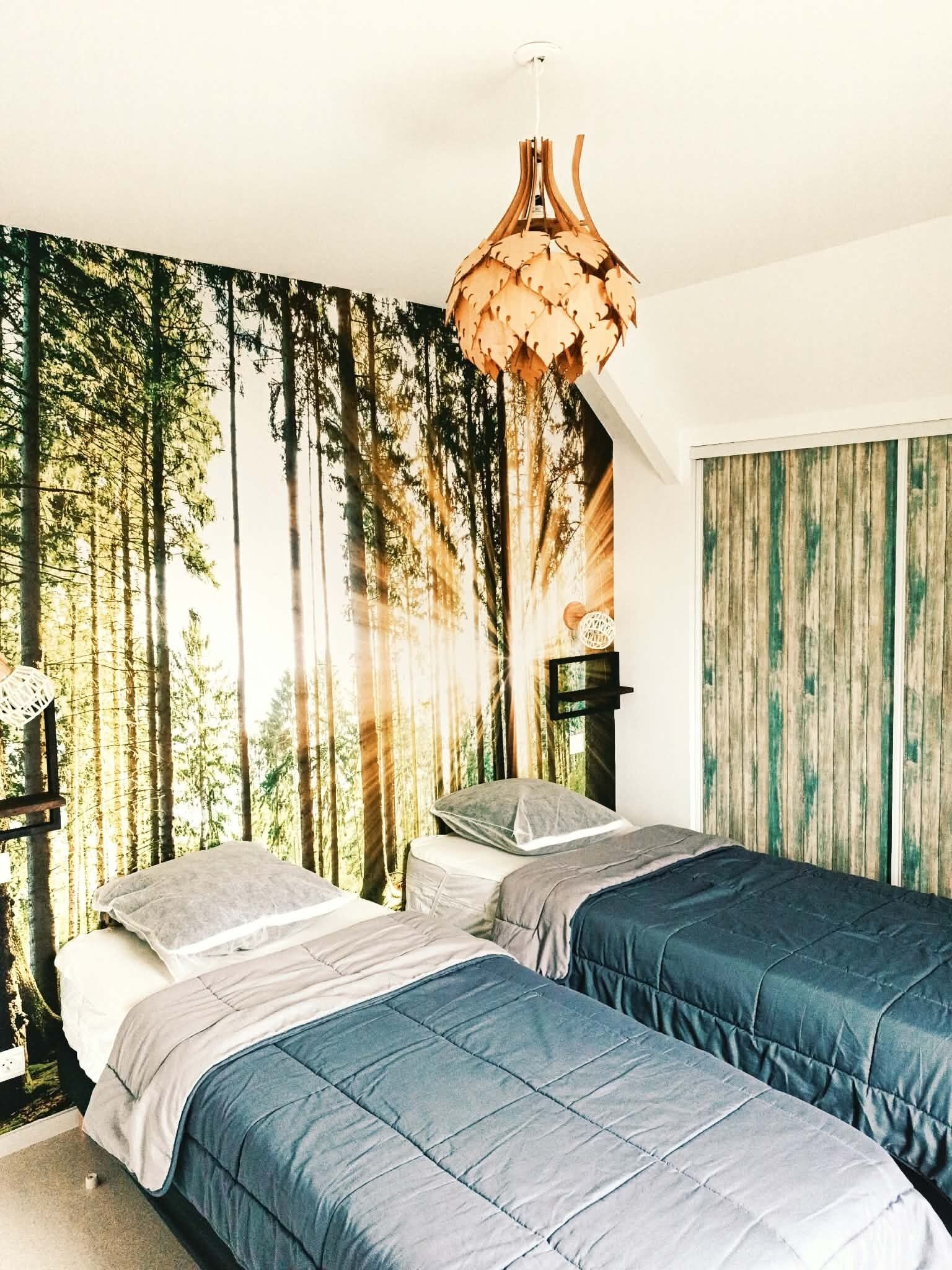 3 habitaciones, tabla de planchar con plancha y wifi 