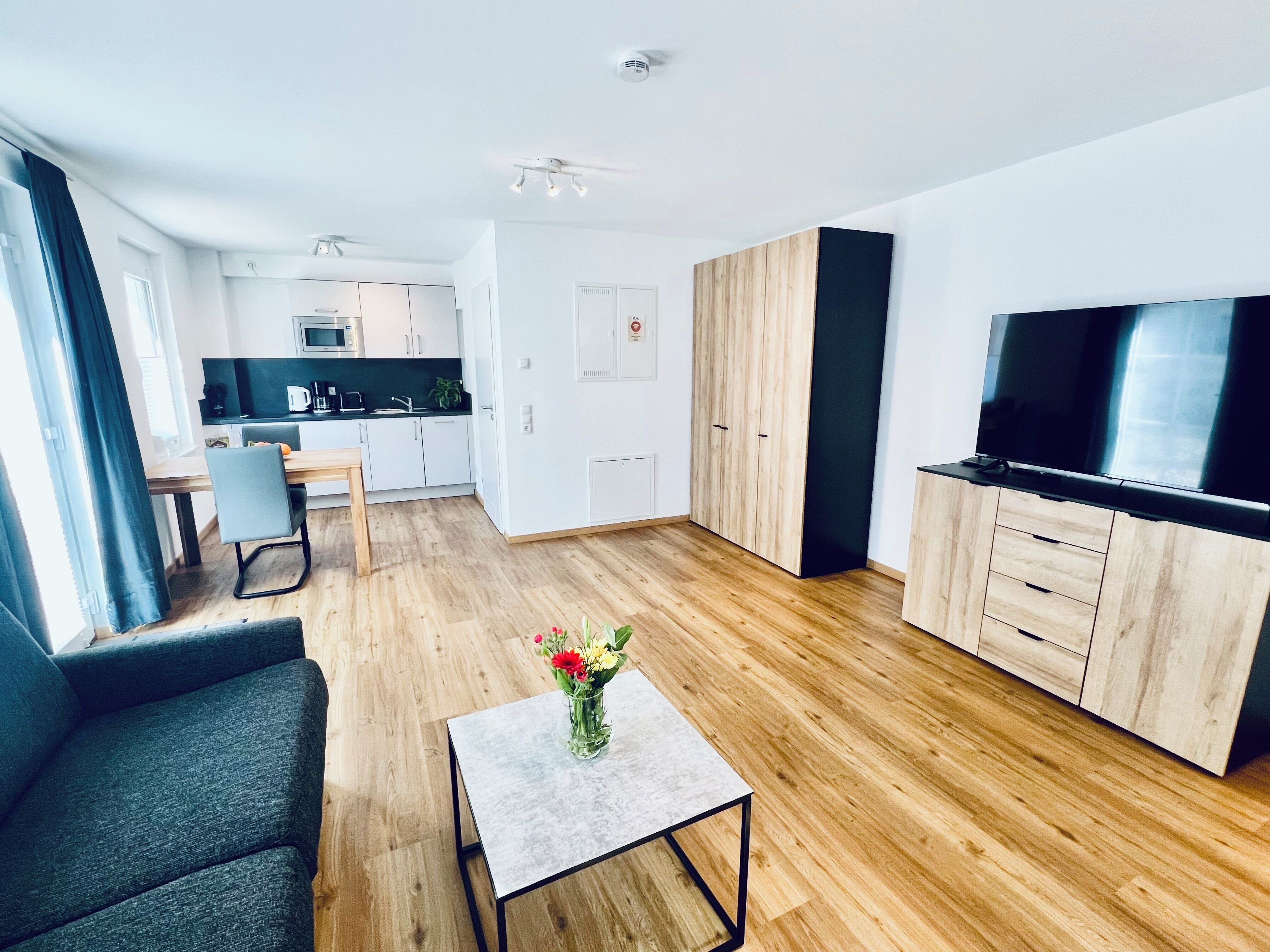 Studio Wohnung S1 Anna, 1Wohn-/ Schlafzimmer | Coin séjour