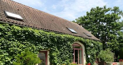 Chambre dâhĂŽtes « Chambre GiroflĂ©e » avec jardin partagĂ© et climatisation