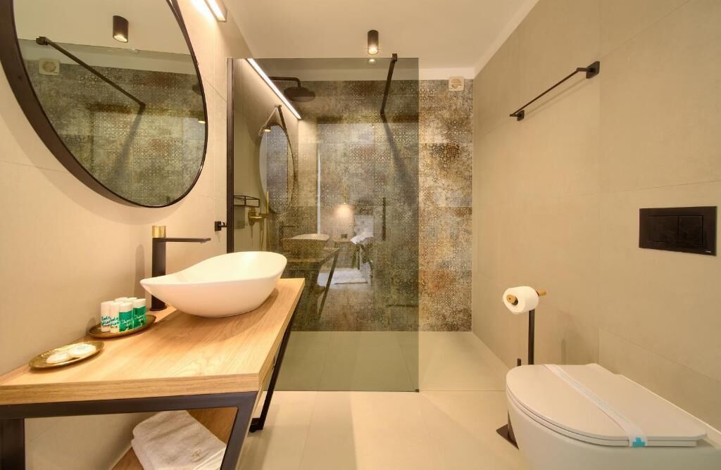 Chambre Double Deluxe, vue mer | Salle de bain