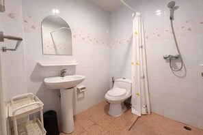 Towels, soap, toilet paper