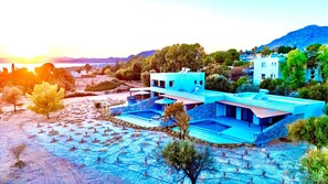 Exterior - Luxurious 6 persons Villa 'Selene 3' with private pool & mountain and countryside views (Rhodes)