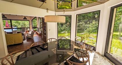 Wunderbares alleinstehendes Ferienhaus für 10 Leute mit W-LAN, TV und Haustiere erlaubt