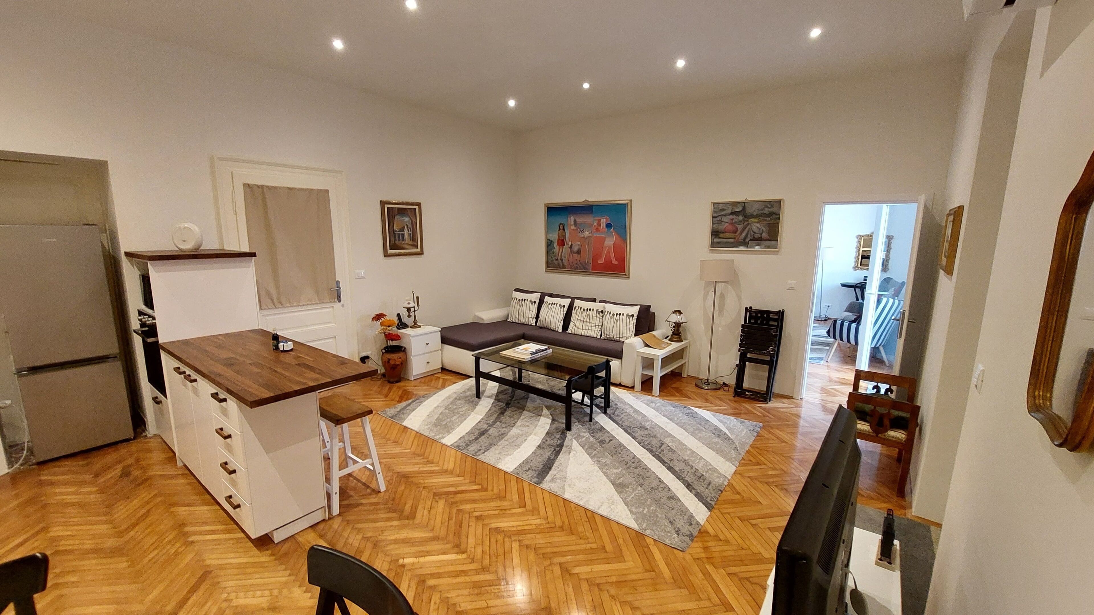Departamento Deluxe, 1 cama Queen size, vista al mar, frente al océano | Interior