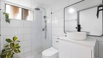 Towels, soap, toilet paper