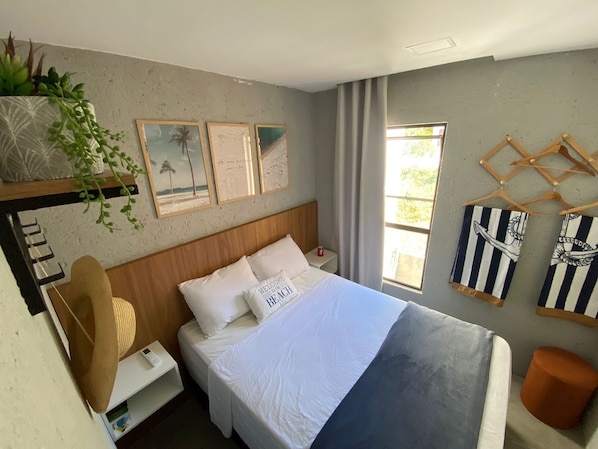 2 bedrooms, iron/ironing board, free WiFi, bed sheets - Waters of Nature (São Miguel dos Milagres)