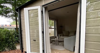 Chalet on Park 't Veluws Hof in Hoenderloo - With Shared Swimming Pool in Summer Season