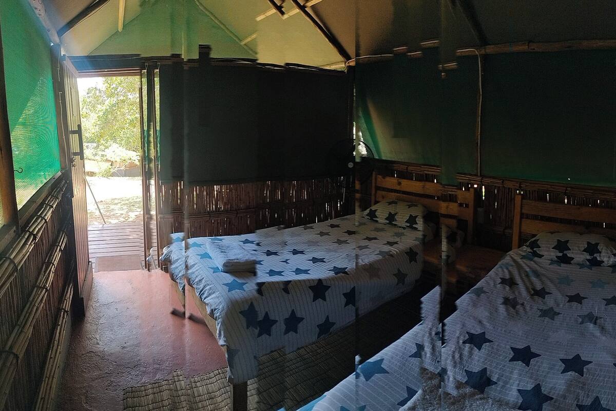 Standard Tent, 2 Twin Beds, Patio, Garden View | Bed sheets