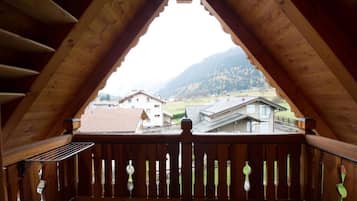 Studio Supérieur, balcon, vue montagne | Terrasse/Patio