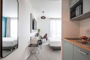 Estúdio, 1 cama de casal | Cozinha privada